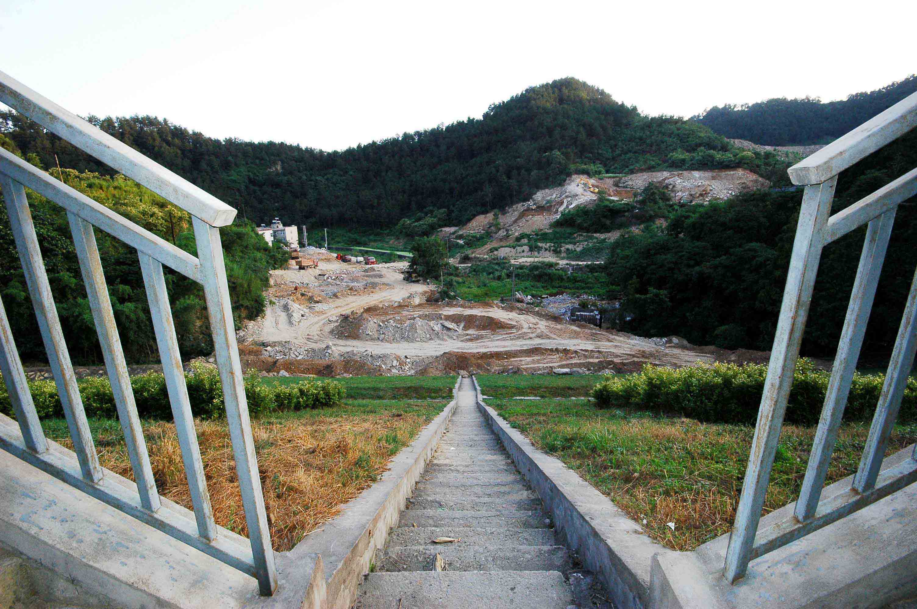 3-2012��6��12�գ���Ǩʱ��ˮ�ⷽ�򿴵���ׯ���ݶ�Ǩ�У�һƬ����